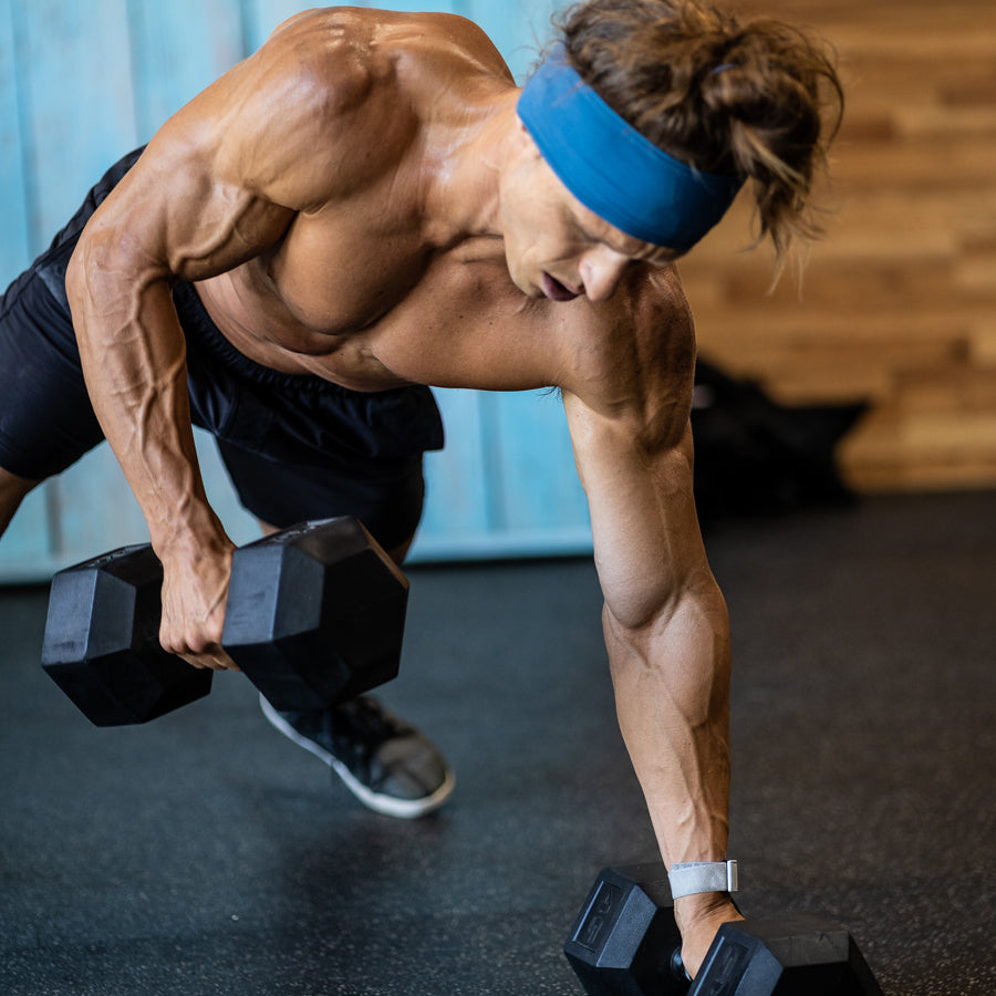 Man Lifting Small Heavy Equipment